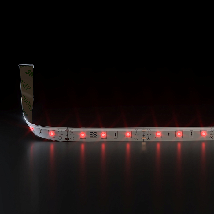 Светодиодная лента Elektrostandard Лента светодиодная 12V 4,8W 60Led 2835 IP65 красный, 5м