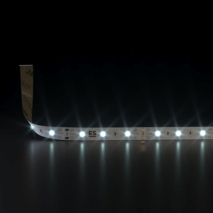 Светодиодная лента Elektrostandard Лента светодиодная 24V 4,8W 60Led 2835 IP20 холодный белый, 5м