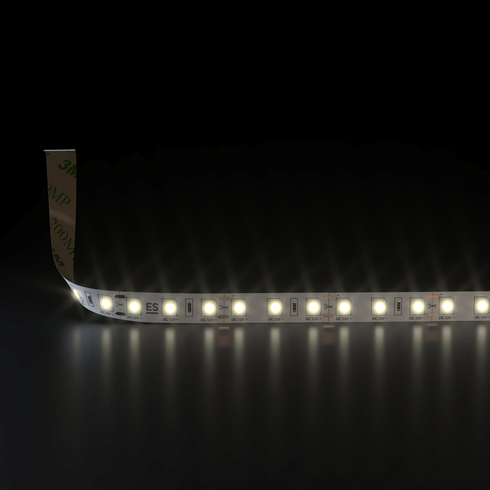 Светодиодная лента Elektrostandard Лента светодиодная 12V 9,6W 120Led 2835 IP20 теплый белый, 5м