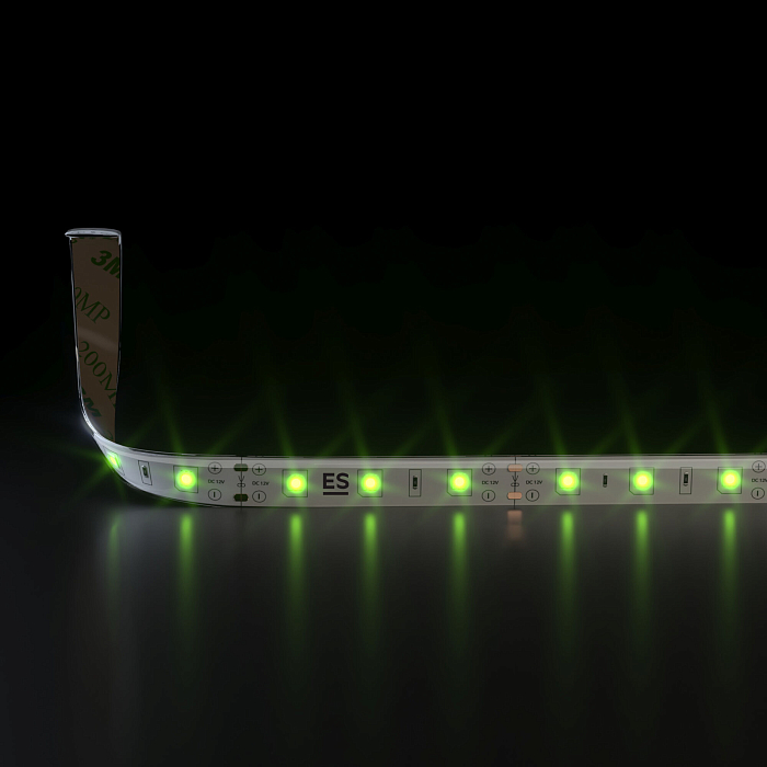 Светодиодная лента Elektrostandard Лента светодиодная 12V 4,8W 60Led 2835 IP65 зеленый, 5м